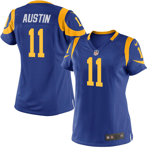 Women's Game Tavon Austin Nike Jersey Royal Blue Alternate - #11 NFL Los Angeles Rams